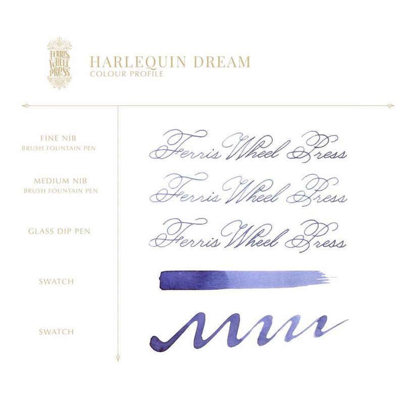 Ferris Wheel Press Fountain Pen Ink 38ml - Harlequin Dream image number 2